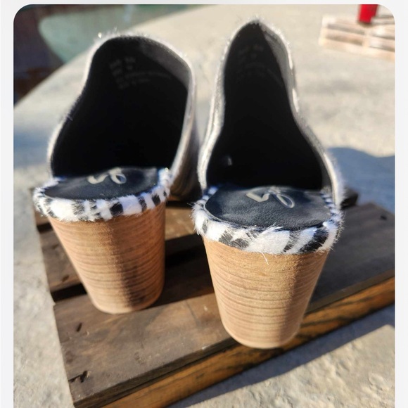 NWOT Seven for All Mankind “Dandy” Zebra Calf Mules, Size 9 1/2 - Picture 7 of 10